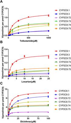 Identification and drug metabolic characterization of four new CYP2C9 variants CYP2C9*72-*75 in the Chinese Han population